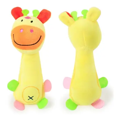 60334 Funny Animal Shape Pet Puppy Dog Toys Soft Plush Sound Squeaky Chew Toy, Size:21x7.3cm(Dee