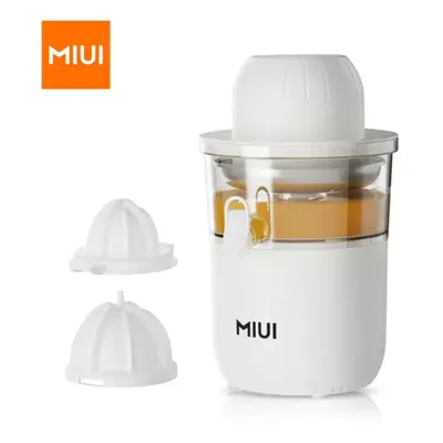 MIUI Electric Citrus Juicer Squeezer with 2 Cones, Stainless Steel Quiet Orange Juice Extractor 