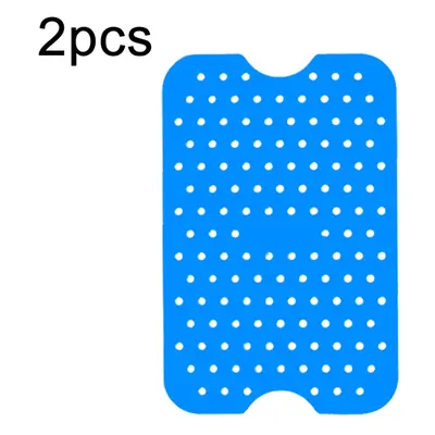 2 for sale For NINJA Air Fryer Accessories Silicone Mat Double Basket Rectangular Liner (Blue)