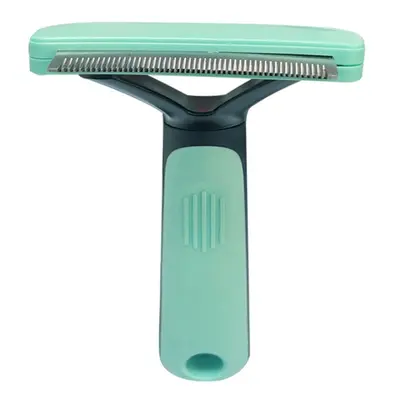 Automatic pet hair removal comb, curved cat and dog knot opening needle comb