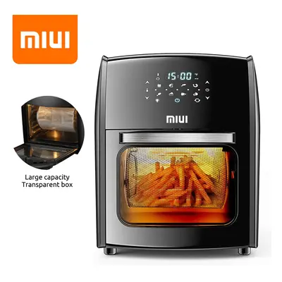 MIUI 10L/12.7QT Electric Air Fryer Oven MI-CYCLONE Rotisserie Dehydrator LED Large Capacity Chic