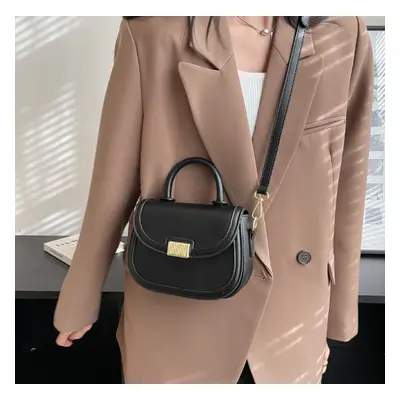 Korean texture small bag female 2023 new tide spring splicing Yangqi hand carry single shoulder 