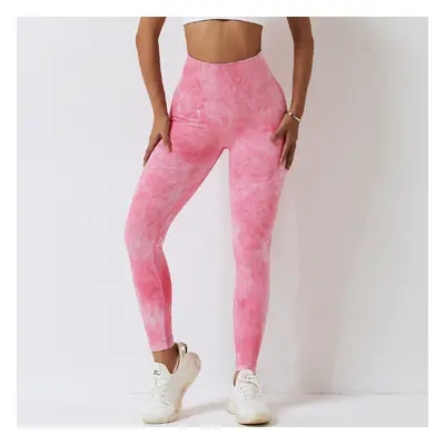 Europe and the United States seamless high-waisted yoga pants female tight running exercise pant