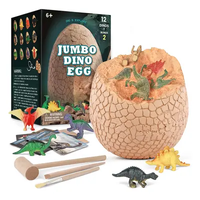 Giant Dinosaur Egg Archaeological Dig Educational Toys