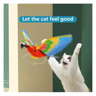 Automatic Moving Simulation Bird Interactive Cat Toy for Indoor Cats