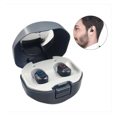 TWS for ear sound amplifier hearing aid with charging bay