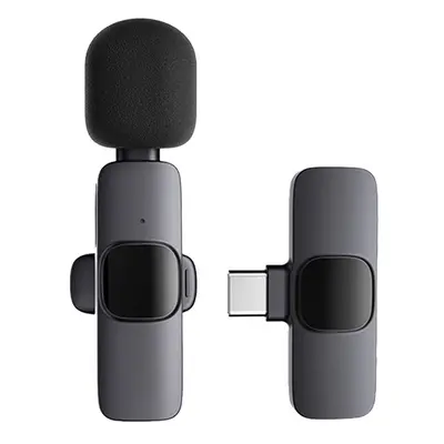 K9 new one-to-two K8 smart noise reduction wireless lavalier microphone outdoor mobile phone liv