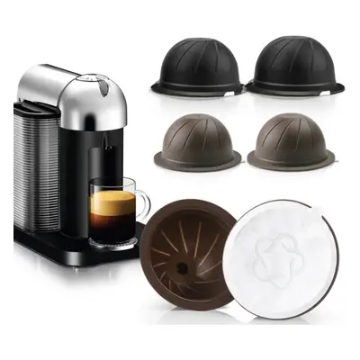 ICafilas Coffee Capsule Shell For Nespresso Vertuo Plus ENV 135/Vertuo ENV 150/BNV450WHT1BUC1, C