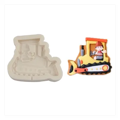 Cartoon site tool engineering car cake decoration mold, specification: MK-3058