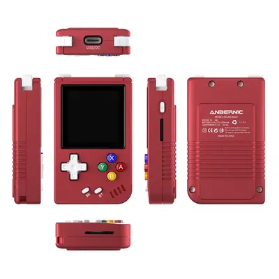 Portable Anbernic RG nano 1.54 Inch IPS Screen 64GB TF Vluminum Alloy CNC Mini Handheld Game Con