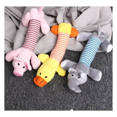 Animal Cute Long Stripe Plush Sounding Pet Toys