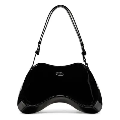 Diesel - Play-Glossy shoulder bag - Shoulder Bags - Woman - Black