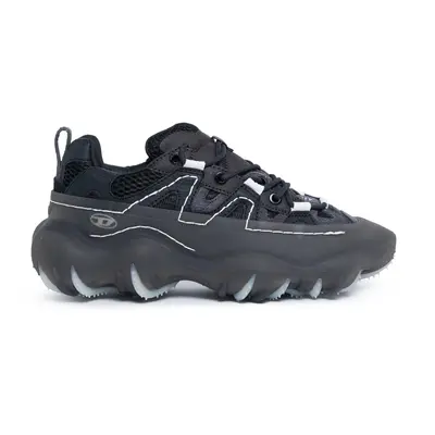 Diesel - Sneakers in mesh, leather and ripstop - Footwear - Unisex - Black