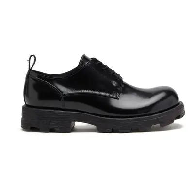 Diesel - D-Hammer SH - Lace-up shoes in shiny leather - Lace Ups and Mocassins - Man - Black