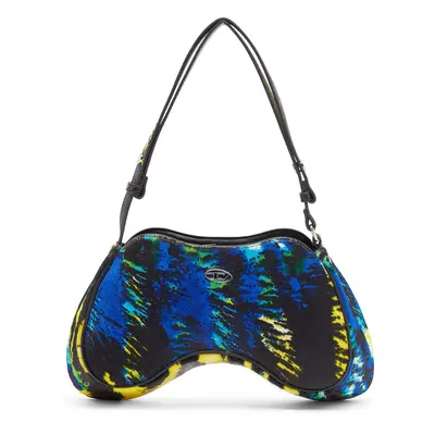 Diesel - Play-Shoulder bag in tiger-print calf hair - Shoulder Bags - Woman - Multicolor