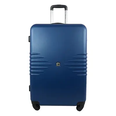 Mala De Viagem Grande Rígida Airport Azul 4 Rodas 70cm