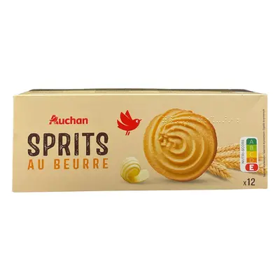 Bolacha Auchan Manteiga Sprits 12un 250g