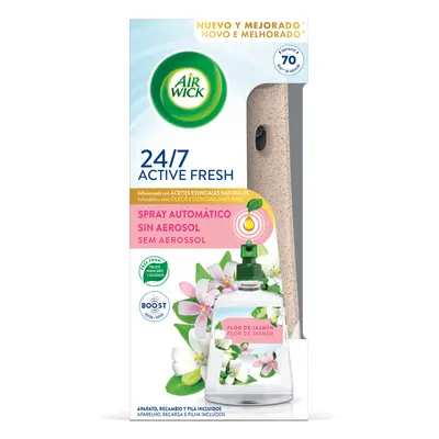 Ambientador Air Wick Aparelho Active Fresh Jasmim 224ml