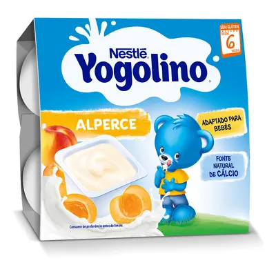 Sobremesa Nestlé Láctea Yogolino Alperce 4x100g