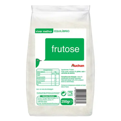 Frutose Auchan Viver Melhor Equilíbrio 250g