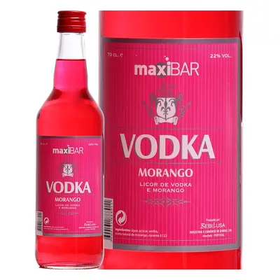 Licor Maxibar Vodka Morango 0.70l