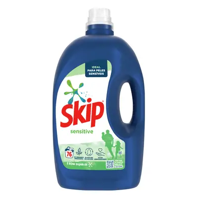 Detergente Roupa Máquina Liquído Skip Sensitive 76d