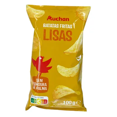Batatas Auchan Fritas Lisa Girassol 100g