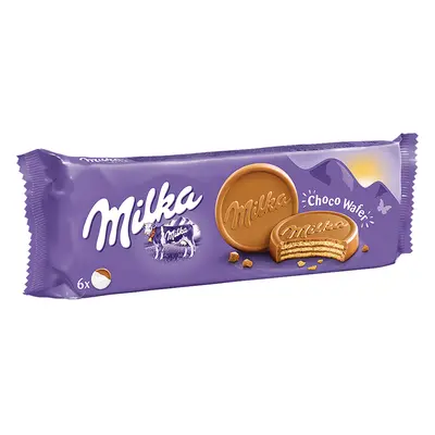 Bolacha Milka Waffer Chocolate Leite 180g