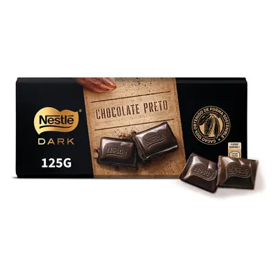 Tablete Nestlé Dark Chocolate Preto 125g