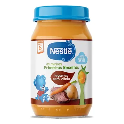 Refeição Nestlé Legumes Com Vitela 190g