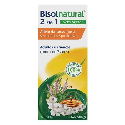 Xarope Bisolnatural 2 Em 1 Sem Açúcar 120ml