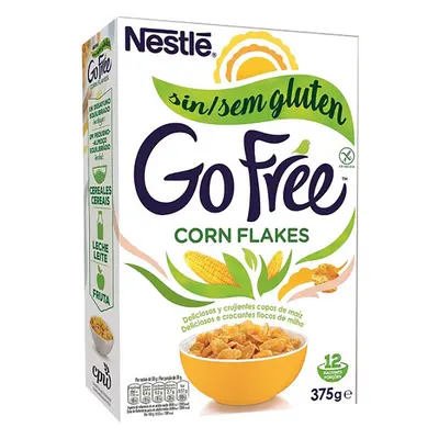 Cereais Nestlé Corn Flakes Go Free Sem Glúten 375g