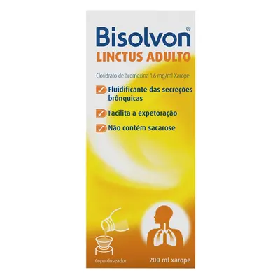 Xarope Bisolvon Linctus Adulto 1.6mg/ml 200ml