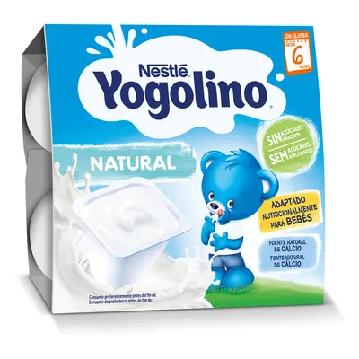 Sobremesa Nestlé Láctea Yogolino Natural 4x100g