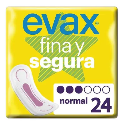 Pensos Higiénicos Fina E Segura Normal Evax 24 Un