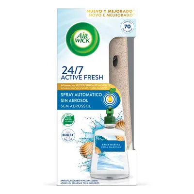 Ambientador Air Wick Aparelho Active Fresh Brisa 224ml