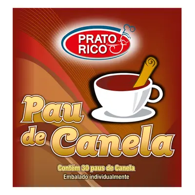 Especiarias Prato Rico Pau Canela 30un