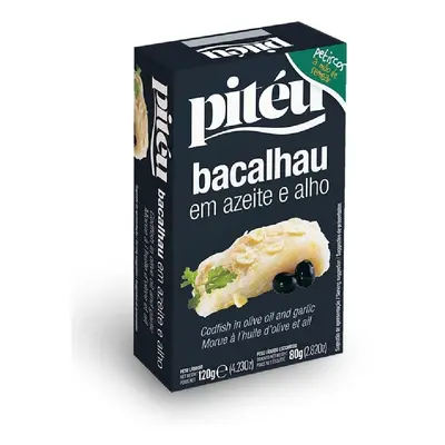 Bacalhau Piteu Em Azeite E Alho 120(80)g