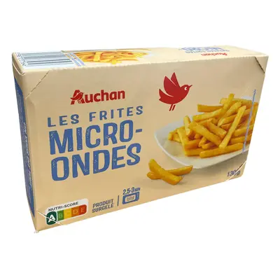 Batatas Auchan Pré Fritas Palitos Microondas 130g