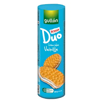 Bolacha Gullon Mega Duo Baunilha 500g