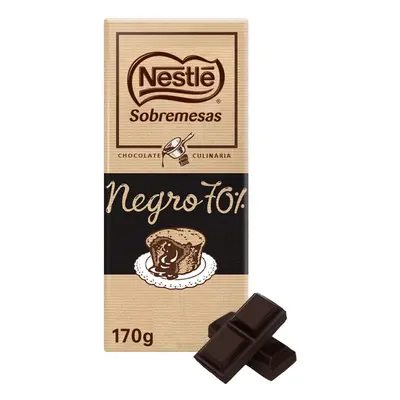 Tablete Nestlé Sobremesas Culinária 70% Cacau 170g