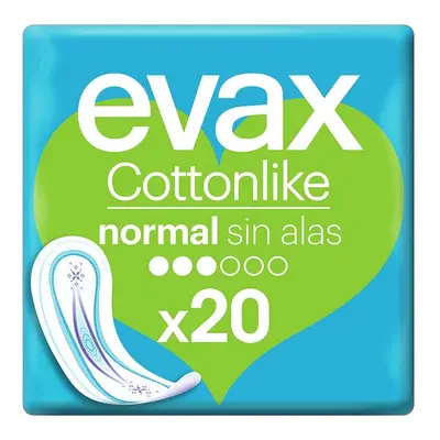 Pensos Higiénicos Cottonlike Normal Evax 20 Un