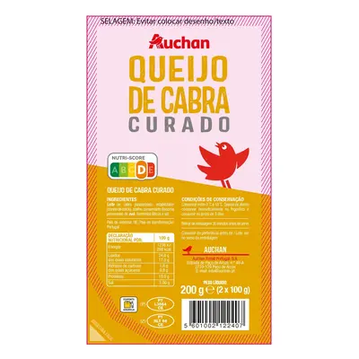 Queijo Cabra Curado Auchan 2x100gr