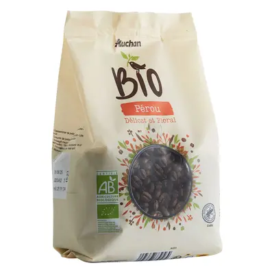 Café Em Grão Auchan Bio Origem Peru 500g