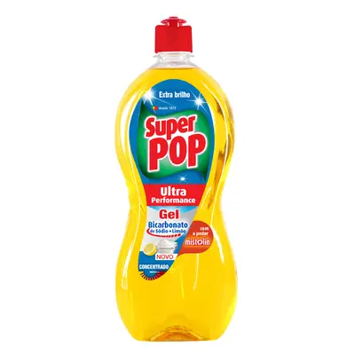 Detergente De Loiça Ultra Gel Bicabor. Sódio Super Pop 675ml