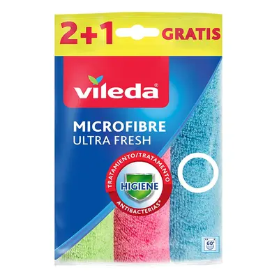 Pano Vileda Microfibras Ultra Fresh 2+1