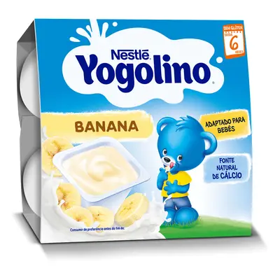 Sobremesa Nestlé Láctea Yogolino Banana 4x100g