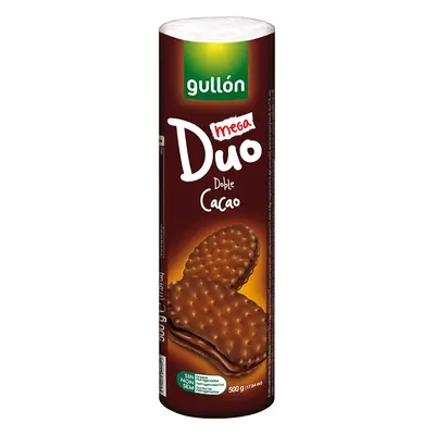 Bolacha Gullon Mega Duo Recheada Duplo Chocolate 500g