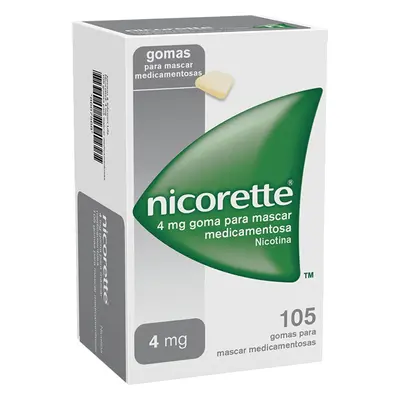 Gomas Nicorette 4mg 105un