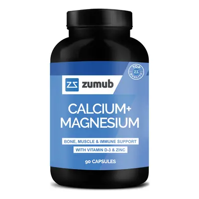 Suplementos Recuperação Zumub Cálcio + Magnésio 90caps